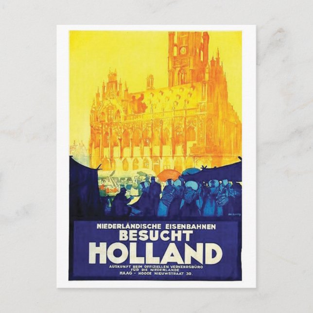 vintage annons Poster vykort (Framsida)