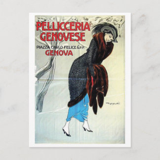 vintage annons Poster vykort