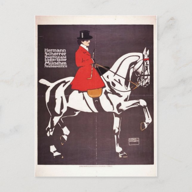 vintage annons Poster vykort (Framsida)