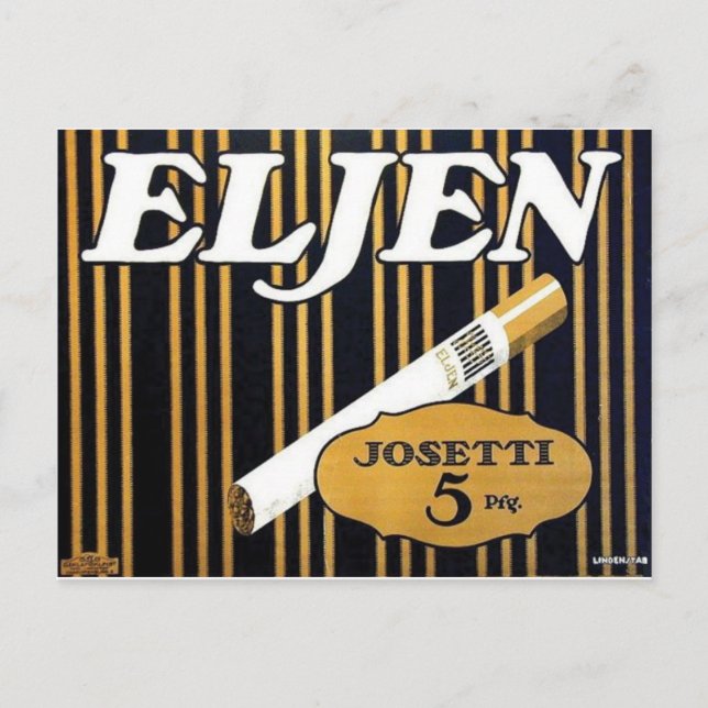 vintage annons Poster vykort (Framsida)