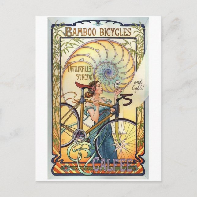 Vintage annons Poster vykort (Framsida)