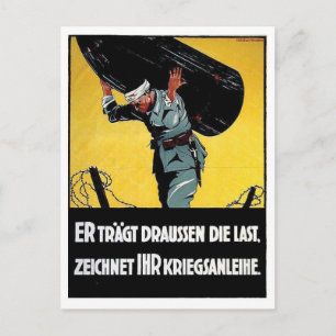 Vintage annons Poster vykort