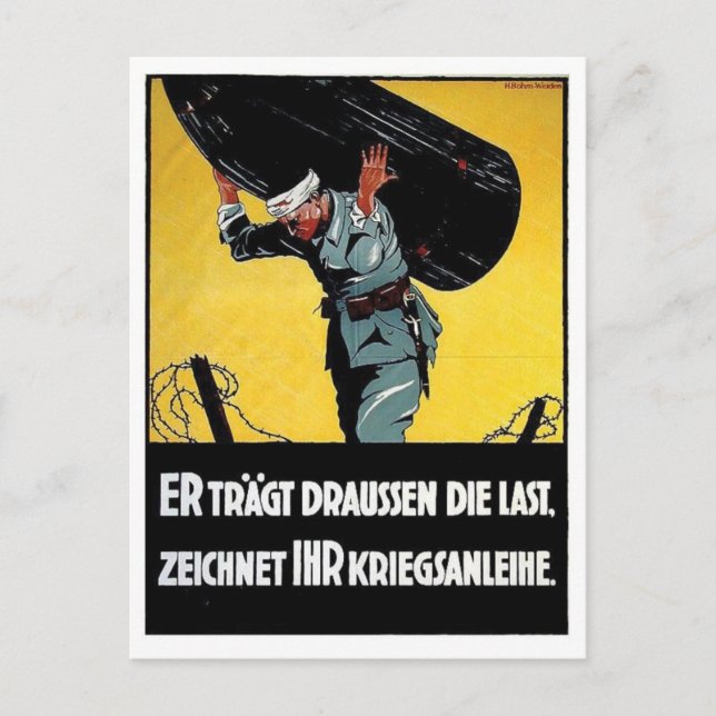 Vintage annons Poster vykort (Framsida)