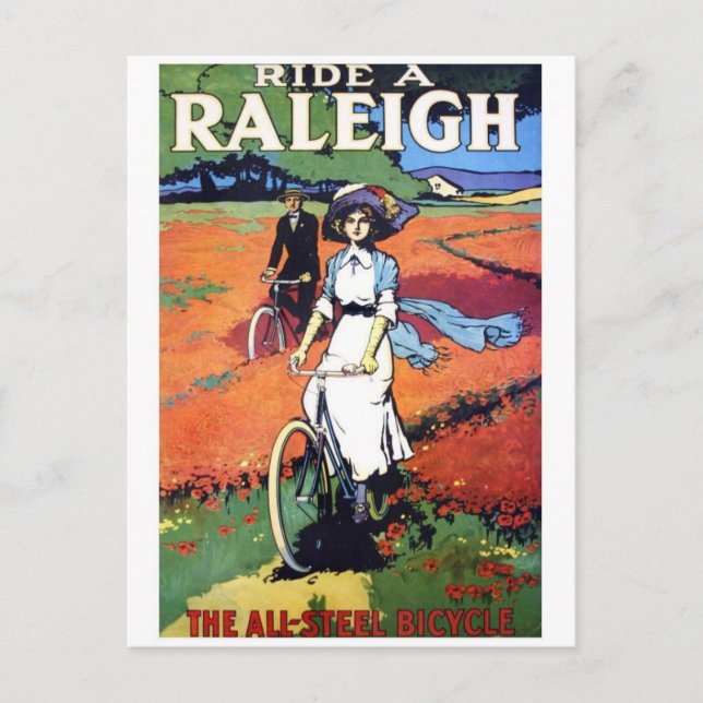 vintage annons Poster vykort (Framsida)