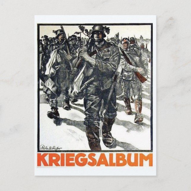 Vintage annons Poster vykort (Framsida)
