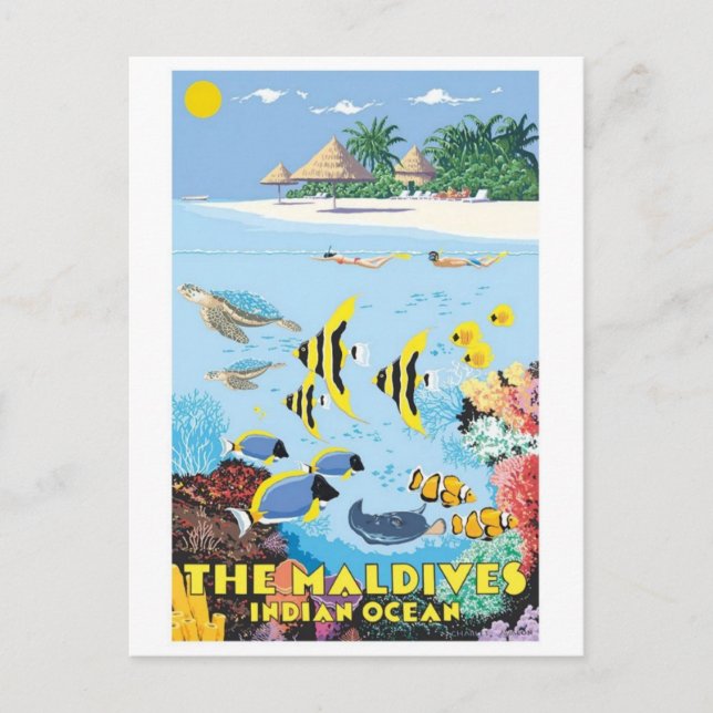 vintage annons Poster vykort (Framsida)