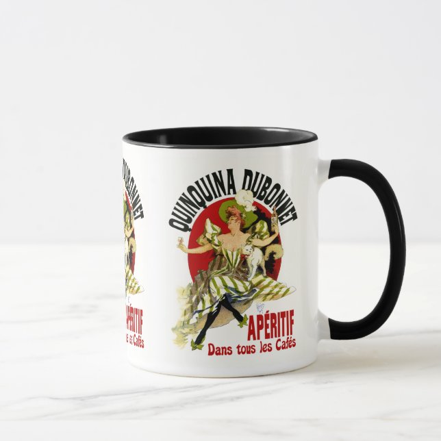 vintage annons - Quinquina Dubonnet - Jules Cheret Mugg (Höger)