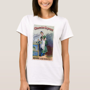Vintage annons - uttrycklig choklad, tee shirt