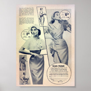 Vintage Annonsering Poster