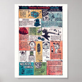 Vintage Annonsering Poster