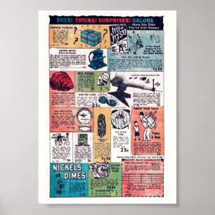 Vintage Annonsering Poster