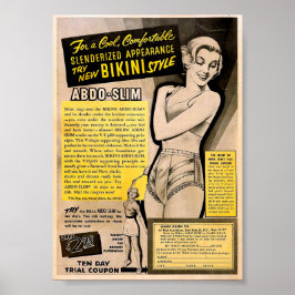 Vintage Annonsering Poster