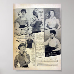 Vintage Annonsering Poster