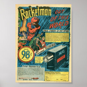 Vintage Annonsering Poster