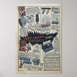Vintage Annonsering Poster