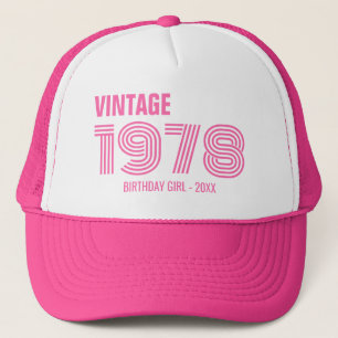 Vintage Anpassningsbar 30:e 40:e 60:e födelsedagst Keps