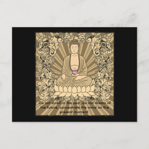 Vintage Anpassningsbar Buddha Vykort