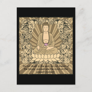 Vintage Anpassningsbar Buddha Vykort