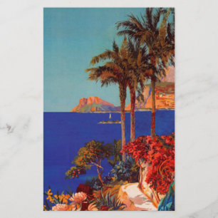 Vintage Antibes Cote D'Azur Resa Brevpapper