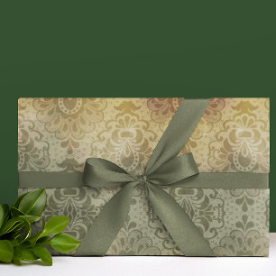 Vintage Antik Damask Alla Tillfällen  Presentpapper