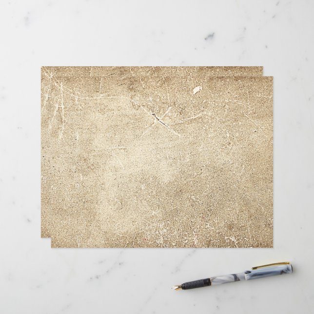 Vintage Antik Textur Sepia Rustik Dekoupage (Fram/Back In Situ)