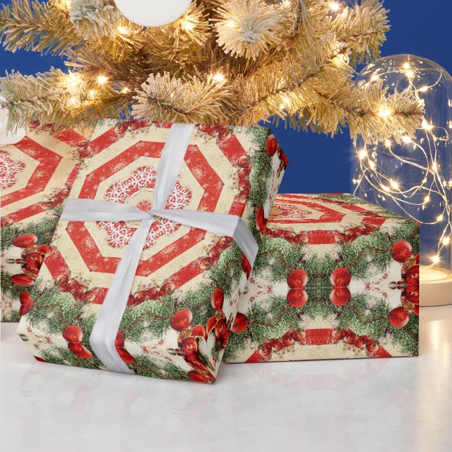 Vintage - antikisk jul Del 1 Ephemera Presentpapper (Helgdagar)