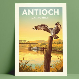 Vintage Antioch California Vykort
