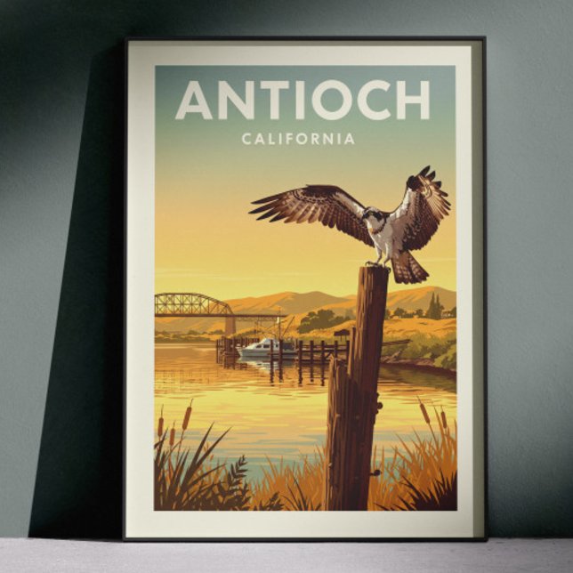 Vintage Antioch Kalifornien Poster (Skapare uppladdad)