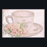 Vintage Antique Art Deco Ro Tea Kopp Saucer Poster<br><div class="desc">Vintage Antique Art Deco Ro Tea Kopp Saucer-design.</div>