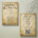 Vintage Antique Bröllop Ceremony Program Templates<br><div class="desc">Fira i stil med dessa ceremoniprogram i vintage bröllop. Mallen är enkel att anpassa med din egen ordalydelse eller klicka för att anpassa den ytterligare för att ändra teckensnittet färg,  stilar,  layout med mera.</div>