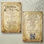 Vintage Antique Bröllop Ceremony Program Templates<br><div class="desc">Fira i stil med dessa ceremoniprogram i vintage bröllop. Mallen är enkel att anpassa med din egen ordalydelse eller klicka för att anpassa den ytterligare för att ändra teckensnittet färg,  stilar,  layout med mera.</div>