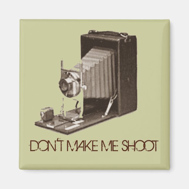 Vintage Antique Camera Refrigerator Magnet (Framsidan)