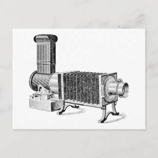 Vintage Antique Camera Vykort
