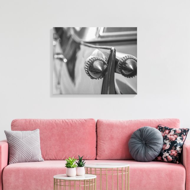 Vintage Antique Classic Cadillac Car Canvastryck (Insitu (Vardagsrum))
