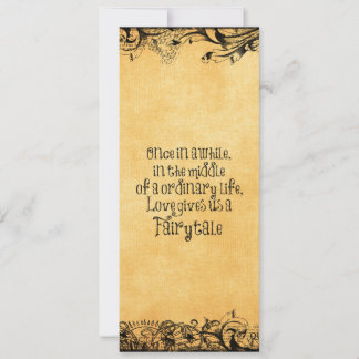 Vintage Antique med Kärlek-citatet Bröllop