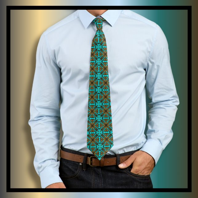 Vintage Antique Ornate Guld Damask Pattern Slips (Skapare uppladdad)