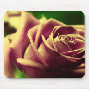 Vintage Antique Ro Flower Mousepad Musmatta