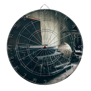 Vintage Antique-skrivmaskin Darttavla