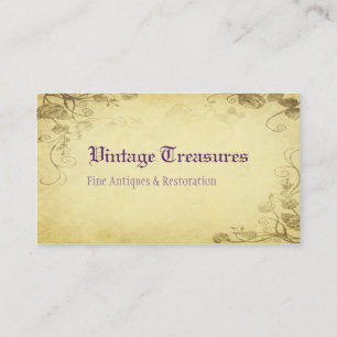 Vintage Antique Visitkort