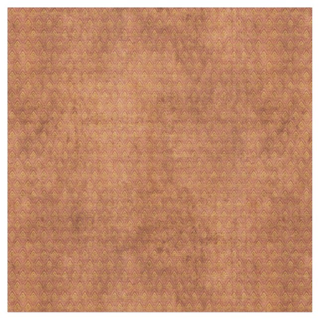 Vintage Antique Weasted look Pumpkin Spice Tyg (Närbild)