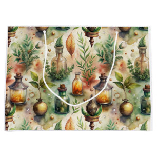 Vintage Apothecary Flaskor Mönster (1)