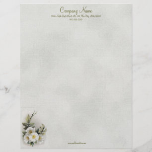 Vintage äppelblomster brevpapper