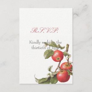 Vintage Apple Blommar OSA Kort