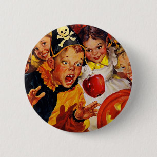 Vintage Apple Bobning Knapp