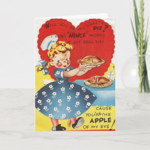 Vintage Apple för mitt kort på Alla hjärtans dag i