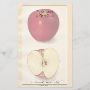 Vintage Apple-mall Brevpapper