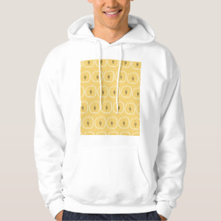 Vintage Apple Mönster: Tapet Design. Hoodie