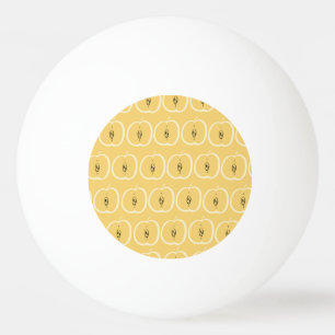 Vintage Apple Mönster: Tapet Design. Pingisboll