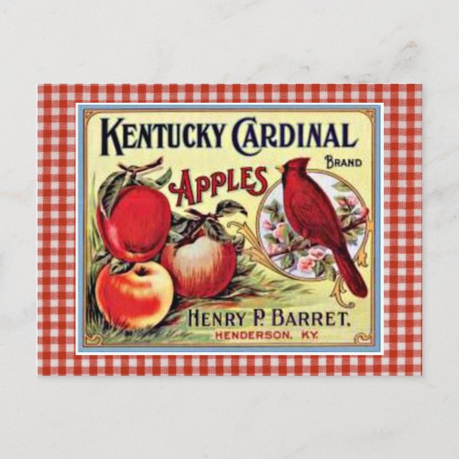 Vintage Apple och vykort (Framsida)