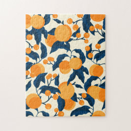 Vintage Apricot Mönster Pussel